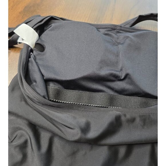 Smismivo Womans Black Medium Tummy Control Halter One Piece Slimming Swimsuit - Picture 11 of 16